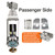 Wrap Straight Arm Hydraulic Flex-Coupler Assembly with 4in Extension, Passenger Side