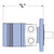 Hydraulic Motor TE Series, 7/8-14 SAE O-Ring Inlet/Outlet, 6 Cubic Inch, L Measurement 5-13/16in, Parker TE0100FS100AAAC