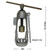 Portable Hand Operated Swaging Tool, 5in W x 15-3/4in H, Aluminum Frame
