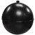 Poly Float, 1/4-20, 5in Dia. Black, RMC PF5