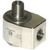 Mosmatic 90° Boom Swivel, 1/4in FPT x 1/4in MPT, 2200PSI, 200°F, 30RPM, Stainless Steel, WDG 40.021