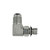 90° Elbow, 3/8in Male JIC x 7/16-24in Male Straight Thread x O-Ring, Steel Zinc Coated, 6801-6-4