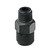 UniJet Male Nozzle, 1/4in Inlet, Nylon, Black, Spraying Systems CP8028-NYB