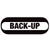 Oval Decal for Strobe Light, Back-Up