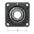 Flange Bearing, 4-Bolt, 3/4in Shaft Dia. AMI UCF204-12