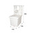 Wall-Mounted Proportioning Tank Single Molded Pump Station, 3-Gallon Tank, 11in L x 14in W x 23in H