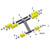 Roller Assembly, Low 6-Wheel #3 Idler Wheels with Spacers for Sonnys Over-Under Conveyor