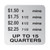 Self Adhesive Decals for Self-Service Bays and Vacuums, Silver/Black