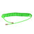 Coiled Hose, 1/4in I.D. x 25ft, Polyurethane, Green