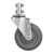4in Mega-Caster Wheel, Gray Polyurethane