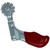 Wool Pad Cleaning Tool Pistol Grip with Rotating Spurs