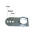 Pitman Arm, 3 Hole, Passenger Side, Zinc Powder Coated