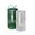Perforated Steel Receptacle, Pole or Wall Mount, 15in Dia. x 30in H, Green