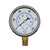 Liquid Filled Pressure Gauge, 1/4in Bottom Mount, 0-100PSI, 2-1/2in Dia. Face