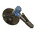 Pneumatic Rotary 7in Vertical Angle Polisher, 2500RPM,1/4in FPT Air Inlet, 5/8-11in Arbor Size