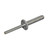 Rivet Button, 7/8in L x 1/4in Dia. Pack of 25