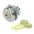 Plug Shell and Removable Inner Cylinder Lock with 2 Keys, 1-1/8in Dia. Medeco 64W-055