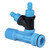 Dual Composite Injector, PC2, 3/8in MPT, 3.0GPM, Light Blue, 729095