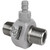 Single Barb Injector, 3/8in NPT x 3/8in NPT, 2.0GPM, Gray, Stainless Steel, 118083