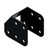 Bracket Adapter for Dual Action Grill Brush, 4in x 4in to 6in x 4in, Black