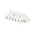 Car Pusher, 6 Hinge, CSB Heavy Duty 1in Belt, Polyoxymethylene NL, White, 75-00361