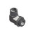 90° Swivel Elbow, Plated Steel, 1 O-Ring x 1 JIC, 001263