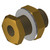 Bulkhead, 1/4in NPT, Brass, 001438