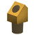 45° Elbow Street, 1/4, Brass, 001655