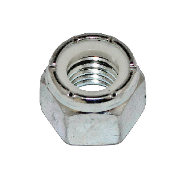 Hex Nylon-Lock Nut, 3/4-10, Zinc-Plated Steel, 75CNNE0Z, Pack of 20