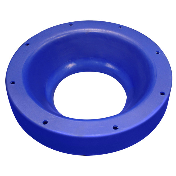 Plastic Venturi Cone Inlet for Blower, Blue