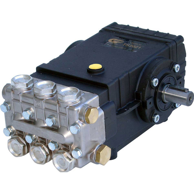 Plunger Pump, T Series 47 Triplex, 5.6GPM, 3500PSI, 1450RPM, Solid Shaft Pulley Drive, General Pump TS2021