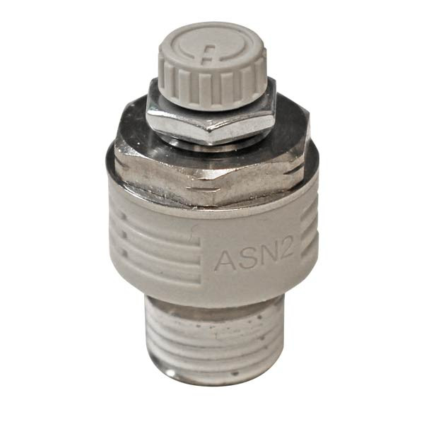 Metering Valve with Silencer, 1/4in MPT, SMC ASN2- N02-S