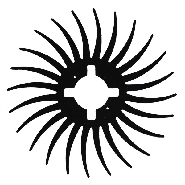 Ninja Star, 24-Blade Piece, 6in W, Middle Section
