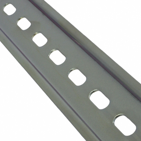 Din Rail, 35mm Wide x 10mm High x 4in L, Extruded Aluminum, Pantron MIV10