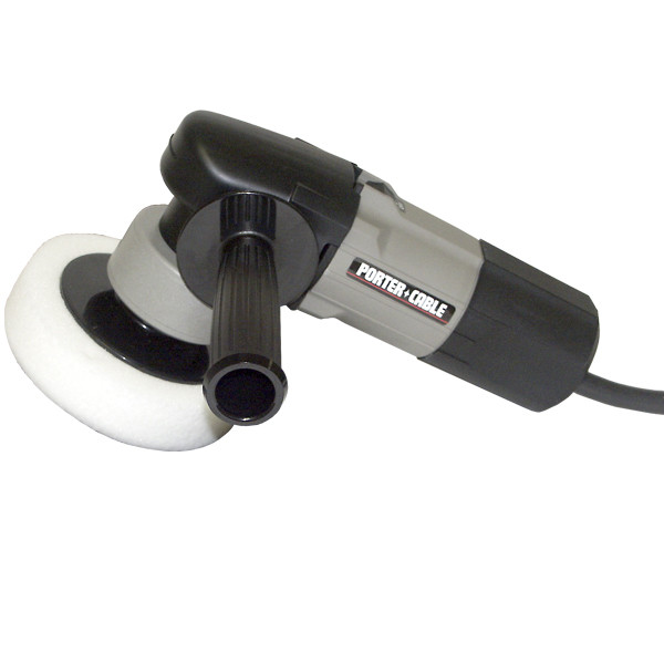 Electric 6in Orbital Polisher, 4.5Amp Motor, 2500-6800 OPM, 5/16-24in Arbor Size, Porter Cable