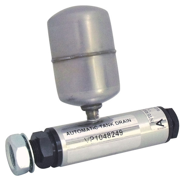 Auto Tank Drain for Champion Compressor CC1051171, 300PSI, Poly Tubing for R10/R15, VP1048249