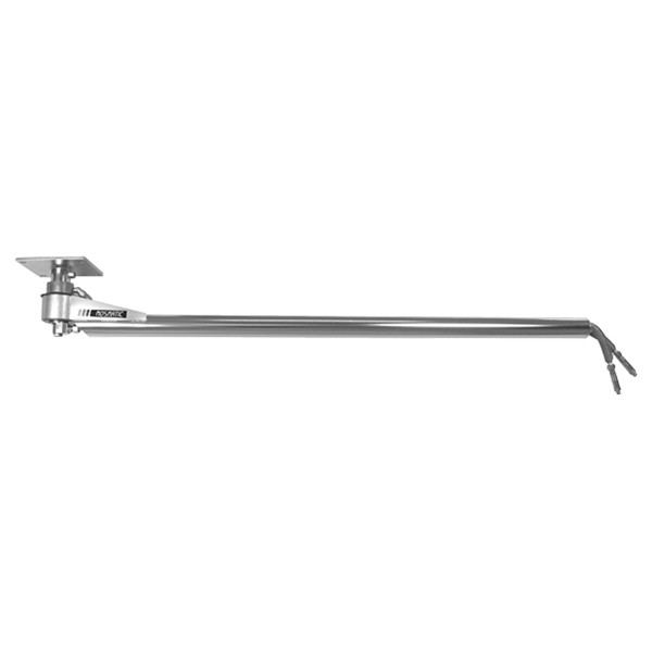 DP2 Series Ceiling Boom with Two Hoses 360° Rotation, Inlet/Outlet 3/8in FPT, 8ft 2in L, Stainless Steel Polished, Mosmatic 66.457