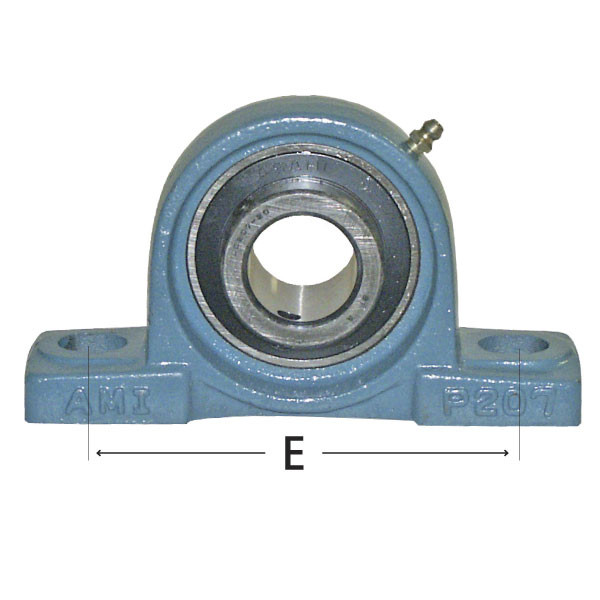Pillow Block Bearing, 2-Bolt, 1-1/4in Shaft Dia.
