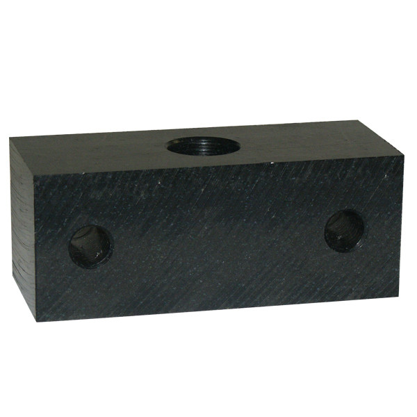 UHMW Bearing Block for Hanna HMB100 Mitter, 1in Bore