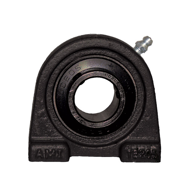 Tapped Base Pillow Block Bearing, 2-Bolt, 1in Shaft Dia. AMI UCTB205-16