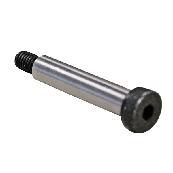 Shoulder Bolt, 2-1/4in L x 1/2in Dia. x 3/8-16 Thread, White