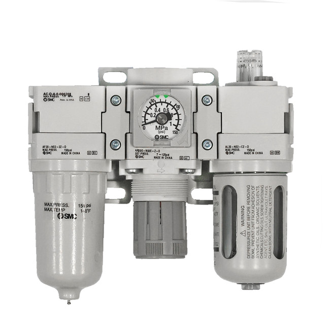Mini Air Modular Combo FRL, 1/4in FPT, SMC AC20