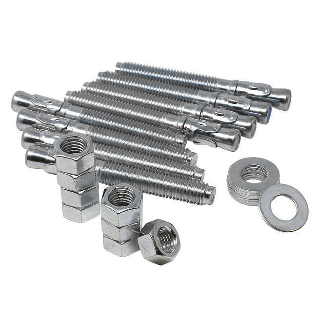 Anchor Kit for OMNI 100/SF1/SFB, 5/8in x 5in, Carbon Steel Zinc-Plated