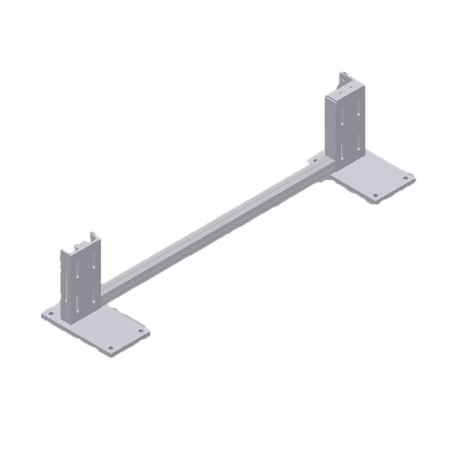 Tire Brush Floor Mount Base, Aluminum, Driver Side