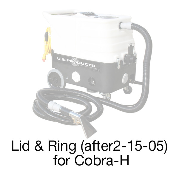 Cobra-300H Extractor Lid and Ring for Machines made after 2-15-05