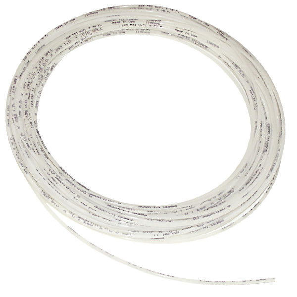 Tubing, 1/4in O.D. x 1/8in I.D. 75° @265PSI, 100ft L, Nylon, Natural