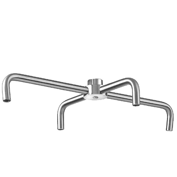Turbo Rotor Arms TKA-4w4 G3/8 Metric 1/8in FPT Inlet, Five Nozzle Outlets, 14in x 8in, Mosmatic 86.848