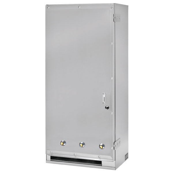 Laurel Metals Mechanical Drop Shelf Vender, 3 Column, 72 Shelves Capacity, Single Coin $0.25 - $1.50
