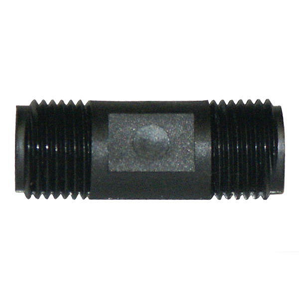 Straight Adapter Poly Black, Spraying Systems CP22664-PP