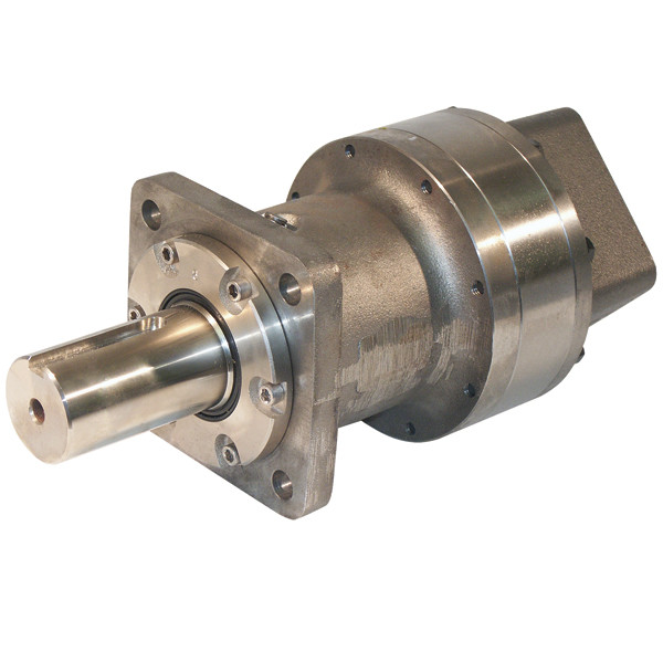 HECO 4-Bolt Front Flange, 16 Series, 2-1/4in Straight Keyed Shaft, Nickel-Plated Shaft, 5:1 Ratio, 16FF105-8-A22